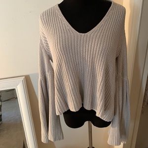 Free People Bell Sleeve Sweater